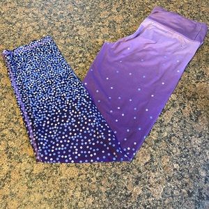 Champion Girls purple leggings size 14/16